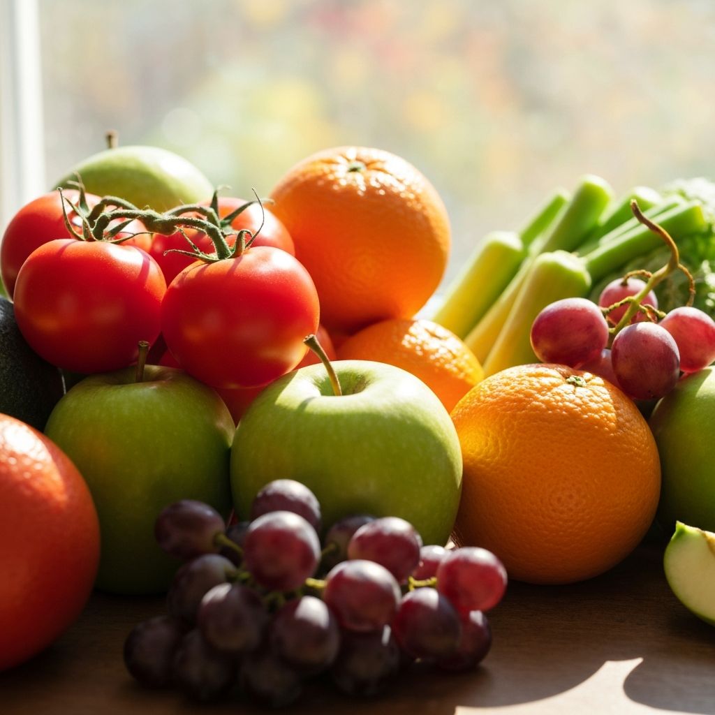 Fresh colorful vegetables